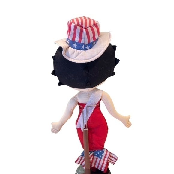 Vintage Betty Boop Vote 4 Betty Patriotic Doll - Picture 4 of 7